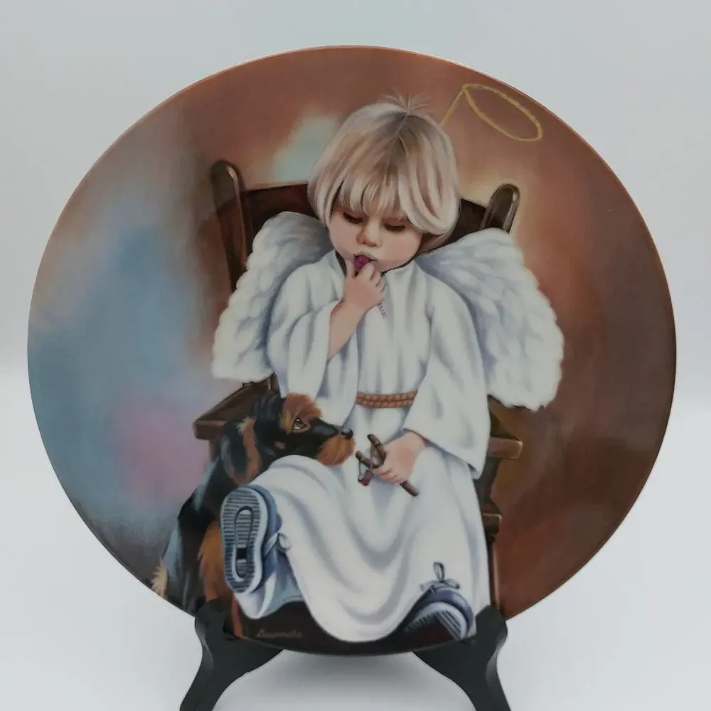 Vintage Ernst Sometimes An Angel Collector Plate Cassandra Limited Edition #801